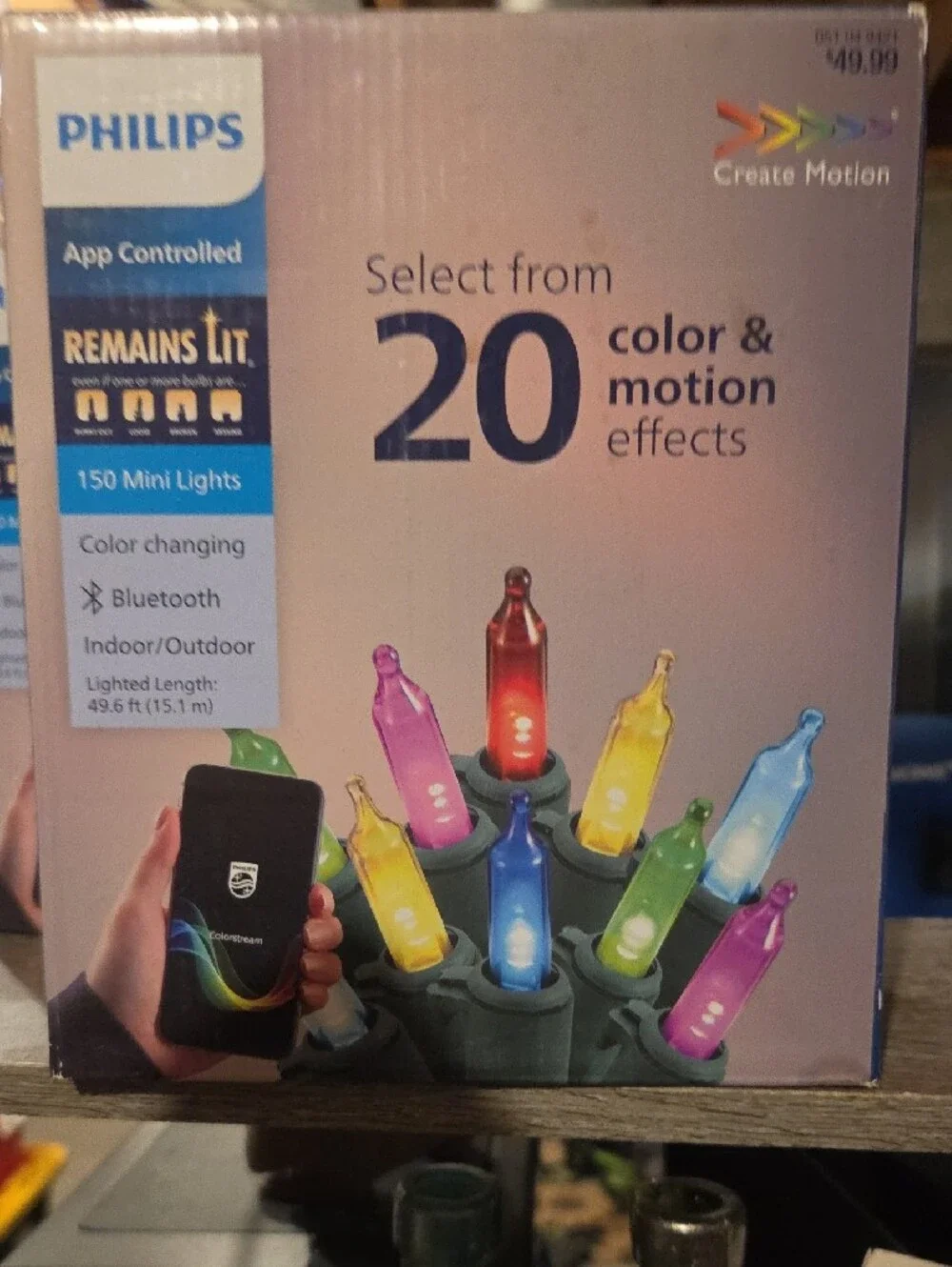 Christmas Lights- 150 Mini Lights In Each Box. Bundle Of 2 - New In Box-